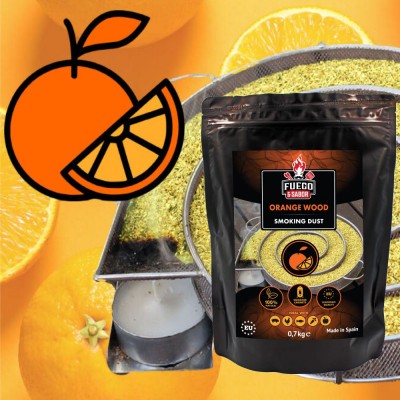 513007 Drevené údiace piliny - pomarančová aróma, 700 g, F&S